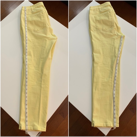 NYDJ yellow jeans lift tuck technology in size 34 - Picture 11 of 11